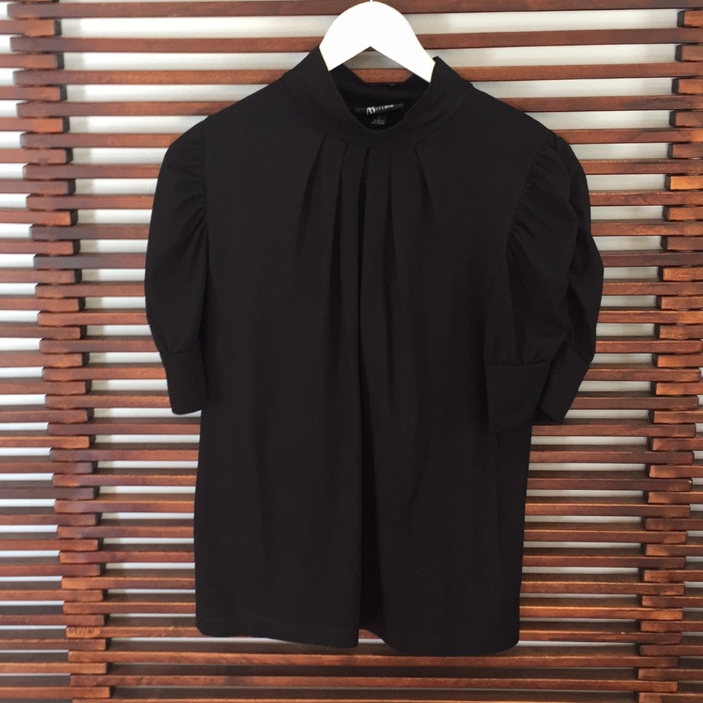🙉 AB Studio knit mock top